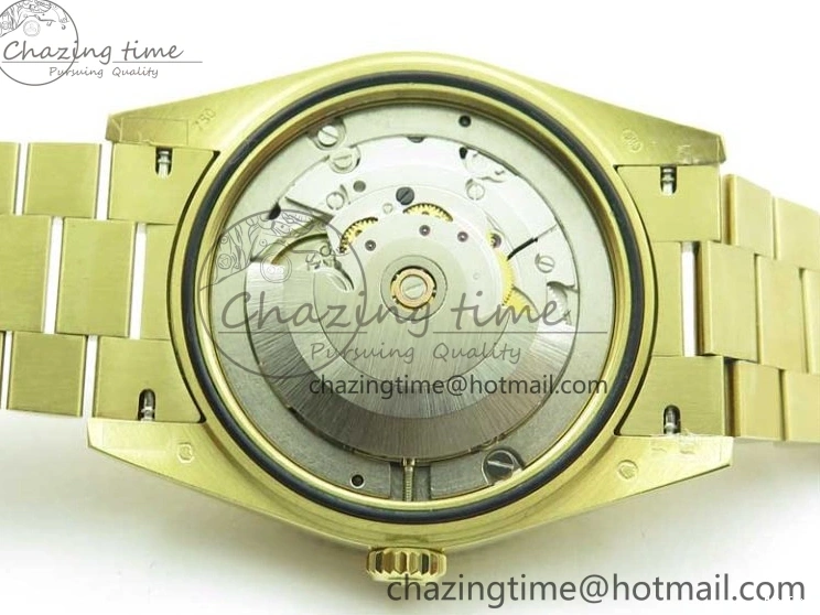 MiroTime 0220 Day-Date 40mm 228239 BP New Dial Version 904 YG Silver Roman Markers Dial on SS President Bracelet A Popular 2806